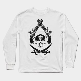 flint skull Long Sleeve T-Shirt